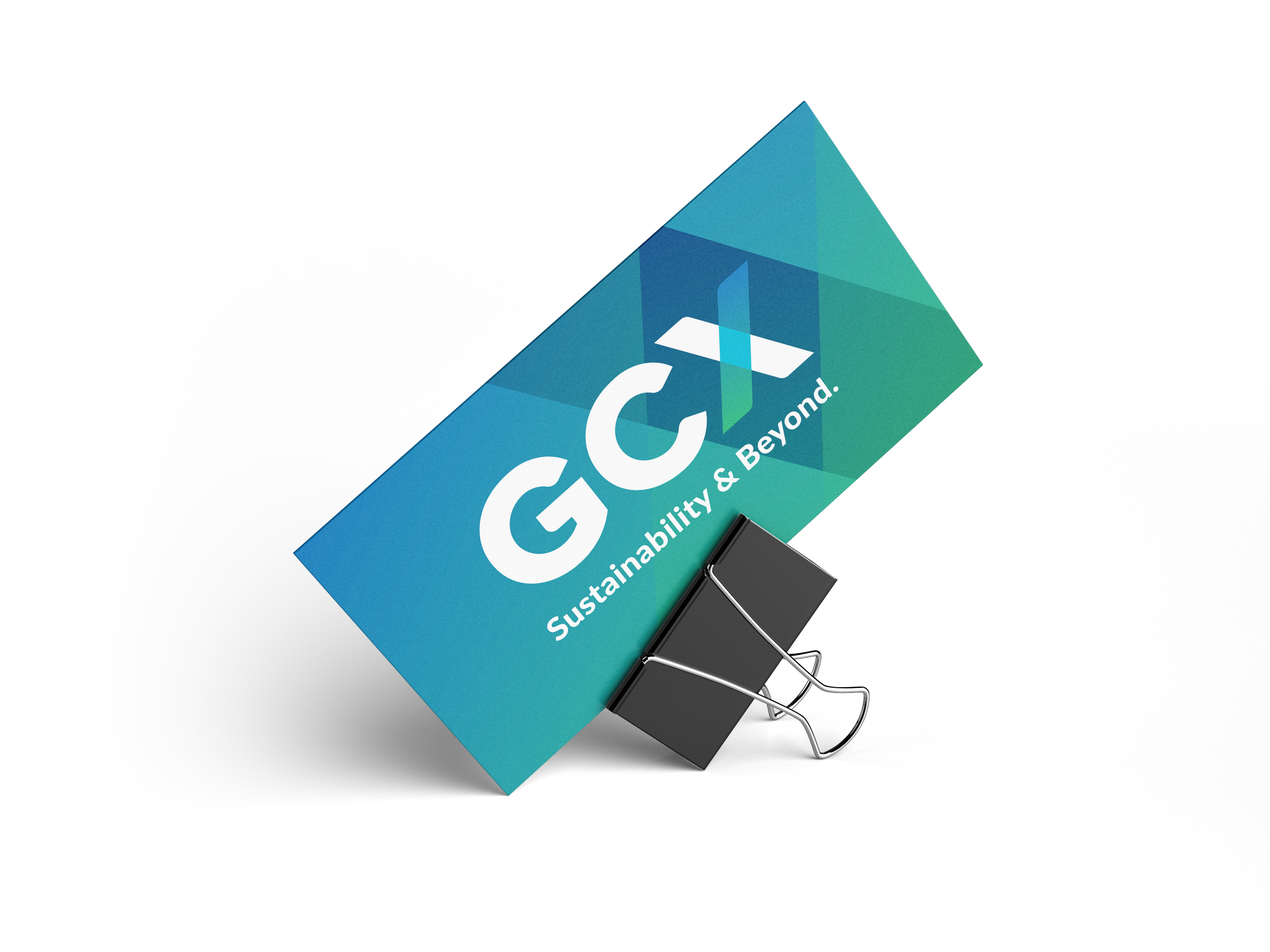 GCX business card graphic design