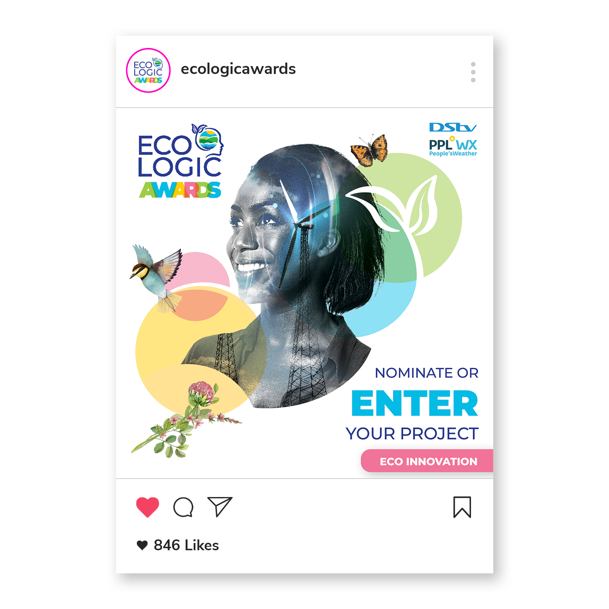 The Ethical Agency Eco-Logic Awards – Rebrand & Instagram post 2