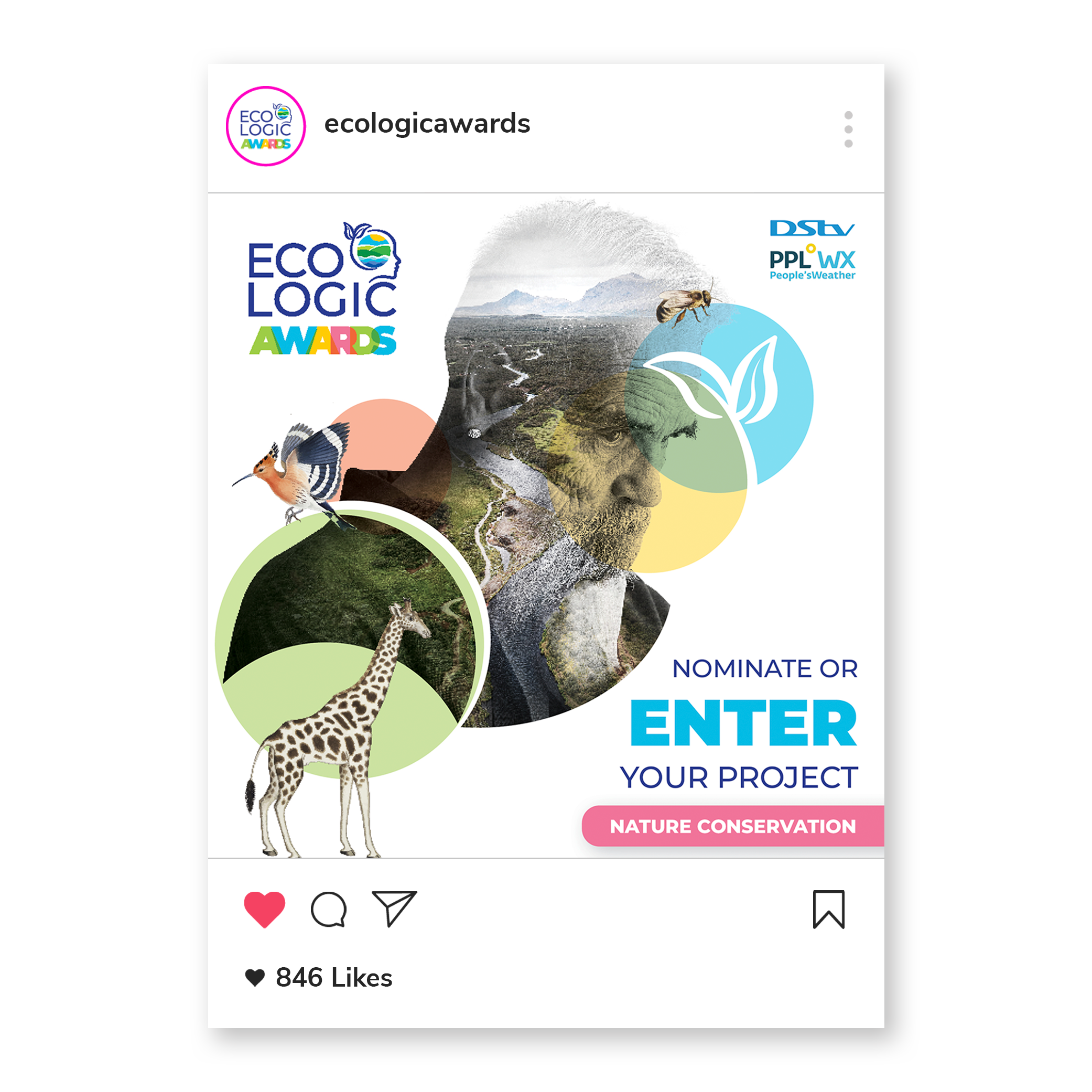 The Ethical Agency Eco-Logic Awards – Rebrand & Instagram post 1