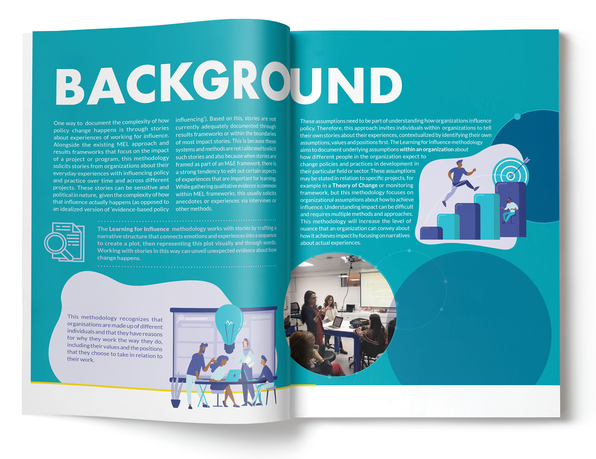 International Education Association publication design - page 2